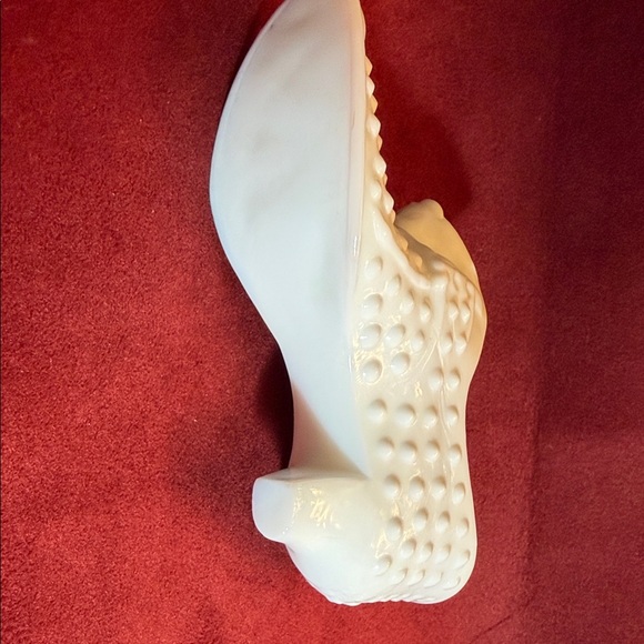 Fenton vintage milk glass hobnail shoe - Picture 3 of 7
